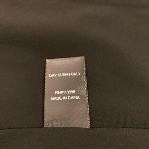 NWT Ark & Co. color block dress in red, black, tan, white.  Size S. - Picture 15 of 16
